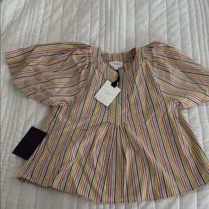 Tuckernuck/Pomander Place Striped Multicolor Blouse